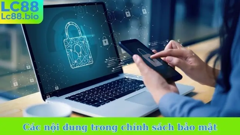Các nội dung trong chính sách bảo mật